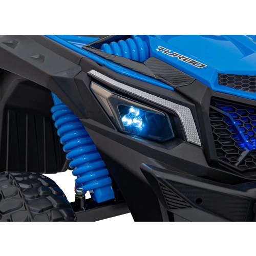 Duży Buggy dla dzieci UTV X3 Off-Road 2-osobowy 4 x 200W Niebieski BBH-028.NIE